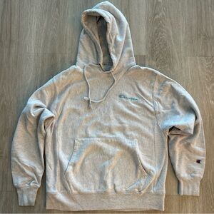 Vintage 90s Champion reverse weave pullover Gray Hoodie Medium Size streetwear